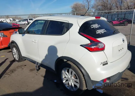 2016 Nissan Juke Sv from USA, damaged, VIN JN8AF5MV6GT654326